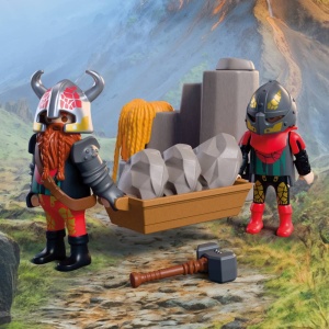 Playmobil - Jucarie de rol Catapulta cavalerilor Dragon - Img 4