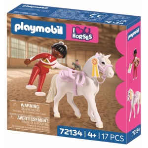 Playmobil - Jucarie de rol Saritura ecvestra - Img 2