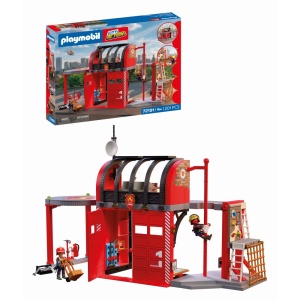 Playmobil - Jucarie de rol Statie mare de pompieri
