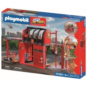 Playmobil - Jucarie de rol Statie mare de pompieri - Img 3