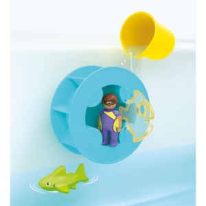 Playmobil Junior Aqua - Roata de apa cu pui de rechin - Img 4
