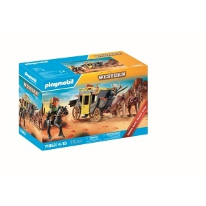 Playmobil - Promo Pack Diligenta din Vestul salbatic - Img 2