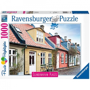 Puzzle Aarhus Danemarca, 1000 Piese - Img 4