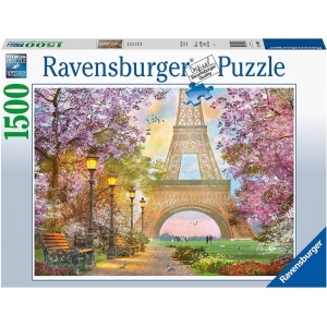 Puzzle Alee Romantic Paris, 1500 Piese