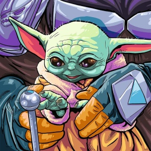 Puzzle Baby Yoda, 3X49 Piese - Img 2