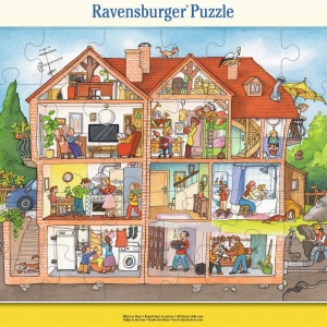 Puzzle Inauntrul Casei, 30 Piese - Img 2