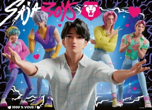Puzzle K Pop Vanatori De Demoni 4X100 - Img 5