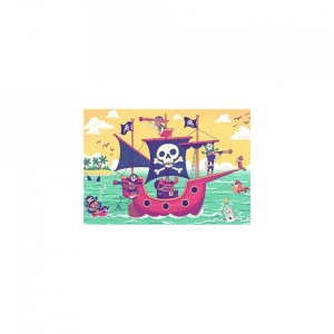 Puzzle Si Joc Barca Piratilor, 2X24 Piese - Img 3