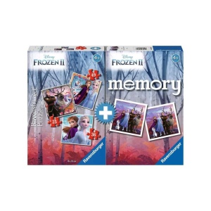 Puzzle si Joc Memory Frozen II, 25/36/49 Piese - Img 2