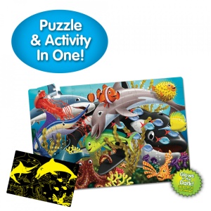 Puzzle Straluceste In Intuneric - Viata Marina - Img 2