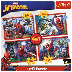 Puzzle Trefl 4In1 Spiderman - Eroul Spiderman - Img 5