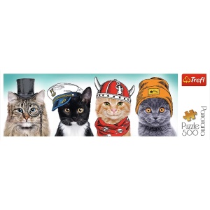 Puzzle Trefl 500 Panorama O Echipa Fluffy - Img 3
