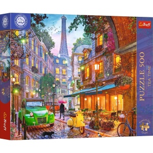 Puzzle Trefl 500 Premium Plus Tea Time Campionatul European Cafenea Din Paris