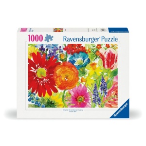Ravensburger - Puzzle flori abundente 1000 piese design nou - Img 1