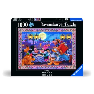 Ravensburger - Puzzle Mickey si Minnie la cina 1000 piese design nou - Img 1