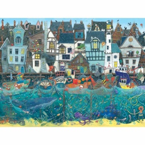 Ravensburger - Puzzle port cu mare agitata 1500 piese - Img 3