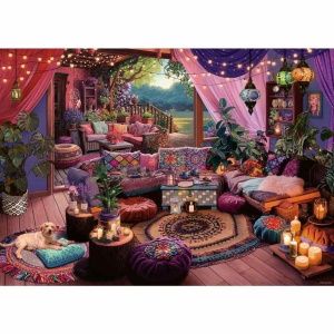 Ravensburger - Puzzle refugiu in stil boem 1000 piese - Img 3