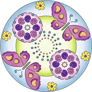 Ravensburger - Set De Creatie Mandala Flori Si Fluturi - Img 5