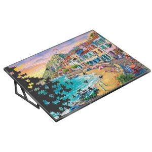 Ravensburger - Suport portabil pentru puzzle cu design elegant negru pentru puzzle orizontal de 50 x 70 cm - Img 3