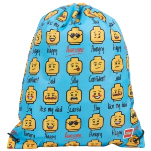 Sac sport LEGO Minifigurine Albastru