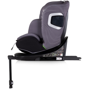 Scaun auto Chipolino Clima Air I-Size 40-150 cm cu sistem Isofix si sezut rotativ anthracite - Img 4