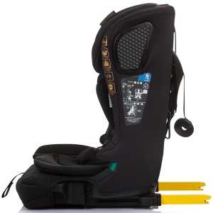 Scaun auto Chipolino Lux X I-Size 76-150 cm cu sistem Isofix obsidian - Img 4