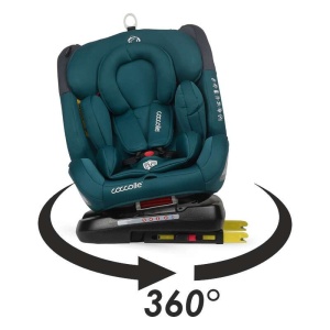 Scaun auto rotativ 0-36 kg Coccolle Atira Hydra Blue - Img 3