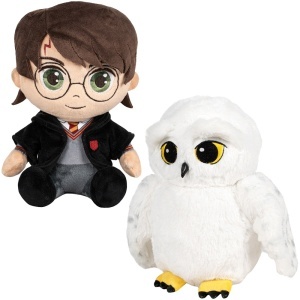 Set 2 jucarii de plus Harry Potter si Hedwig, 16 cm - Img 2