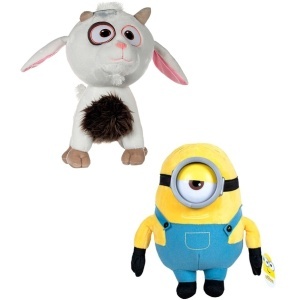 Set 2 jucarii din plus Unigoat si Stuart, 27 cm, Minions - Img 2