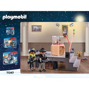 Set de joaca Playmobil Calendar Craciun Furt La Muzeul Politiei - Img 4