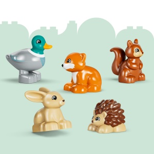 Set Jucarii LEGO DUPLO® - Pădurea descoperirilor cu animale sălbatice (10480) - Img 5