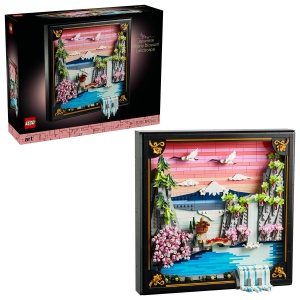 Set LEGO Art - Peisaj cu flori de cireş japonez (31218)