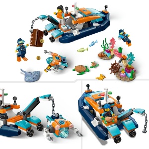 Set LEGO City - Barca pentru scufundari (60377) - Img 7