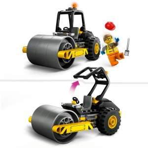 Set LEGO City - Cilindru compactor de santier (60401) - Img 7