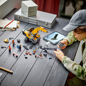 Set LEGO City - Excavator galben de constructii (60420) - Img 4