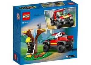 Set LEGO City - Masina de pompieri 4x4 (60393) - Img 3