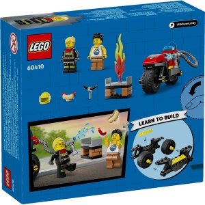 Set LEGO City - Motocicleta de pompieri (60410) - Img 3