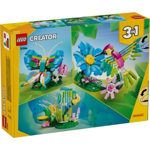 Set LEGO Creator - Animale sălbatice: Colibri colorat (31384) - Img 3