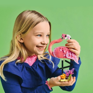 Set LEGO Creator - Animale salbatice: Flamingo roz (31170) - Img 8
