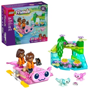 Set LEGO Friends - Barcă-axolotl pentru aventuri (42681)