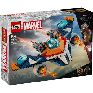 Set LEGO Marvel Super Heroes - Avionul de lupta al lui Rocket vs Ronan (76278) - Img 2