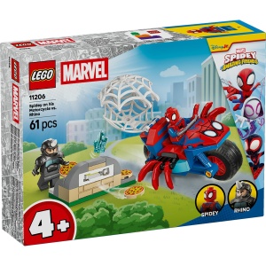 Set LEGO Marvel Super Heroes - Spidey pe motocicletă vs Rhino (11206) - Img 2