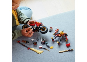 Set LEGO Ninjago - Motocicleta robot EVO a lui Kai (71783) - Img 4