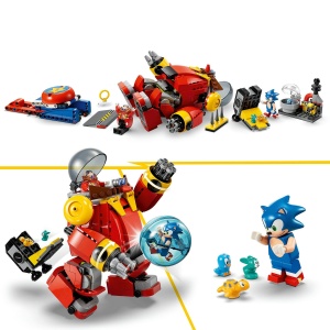 Set LEGO Sonic the Hedgehog - Sonic vs. Robotul Death Egg al Dr. Eggman (76993) - Img 7