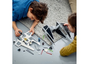 Set LEGO Star Wars - Fang Fighter mandalorian vs TIE Interceptor (75348) - Img 4