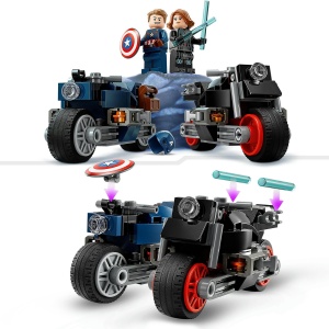 Set LEGO Super Heroes - Motocicletele lui Black Widow si Captain America (76260) - Img 7