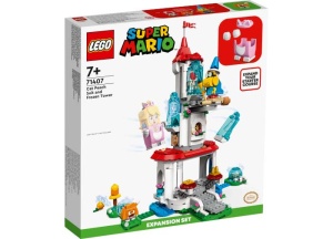 Set LEGO Super Mario - Set de extindere - Turnul inghetat si costum de pisica Peach (71407) - Img 2