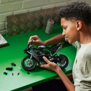 Set LEGO Technic - Motocicleta Kawasaki Ninja H2R (42170) - Img 4
