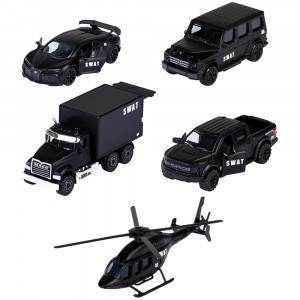 Set Majorette SWAT cu 5 vehicule - Img 1
