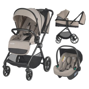 Sistem Modular 3in1 Coccolle Lissia Butternut Beige | Carucior Copii